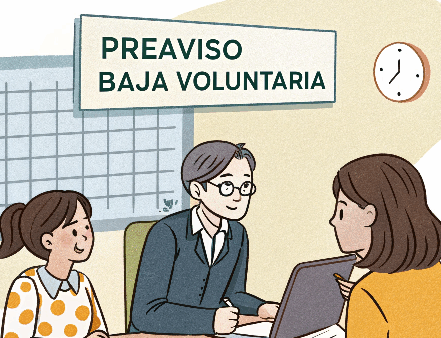 PREAVISO BAJA VOLUNTARIA