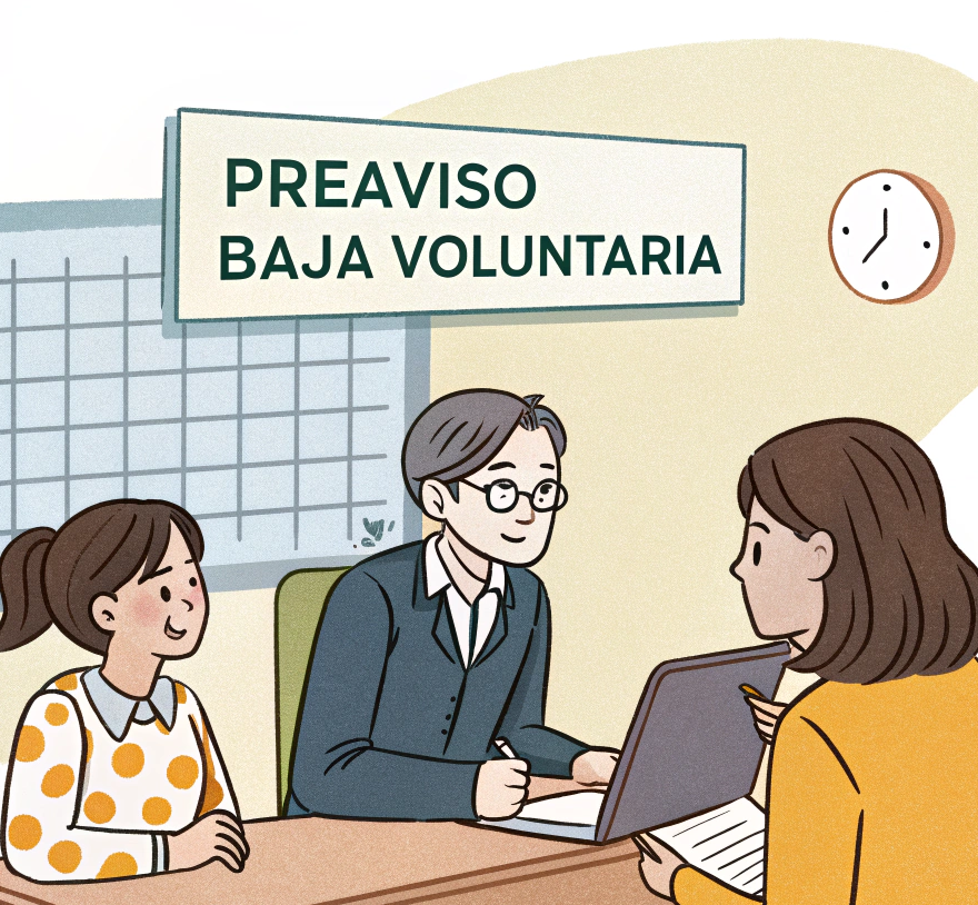 PREAVISO BAJA VOLUNTARIA
