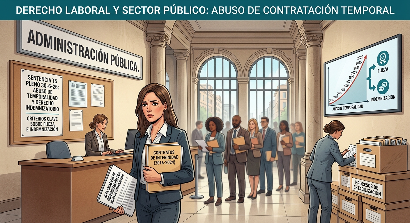 Derecho a indemnización por abuso de temporalidad en la Administración Pública