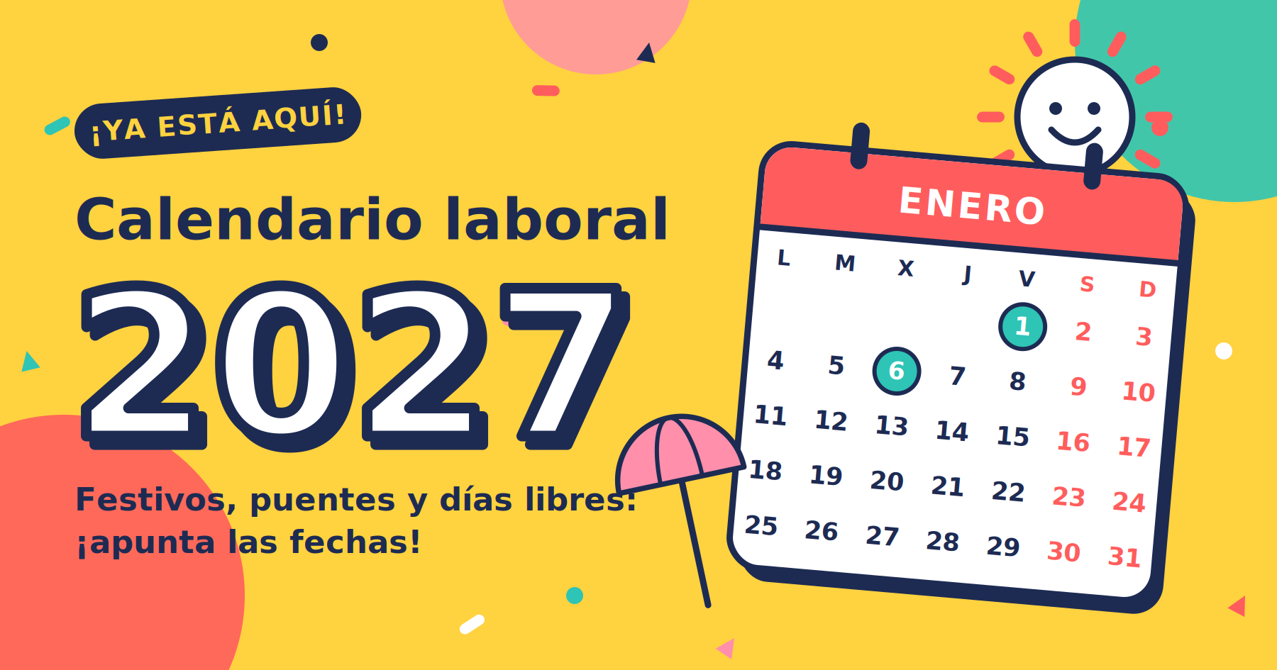 Calendario laboral 2027